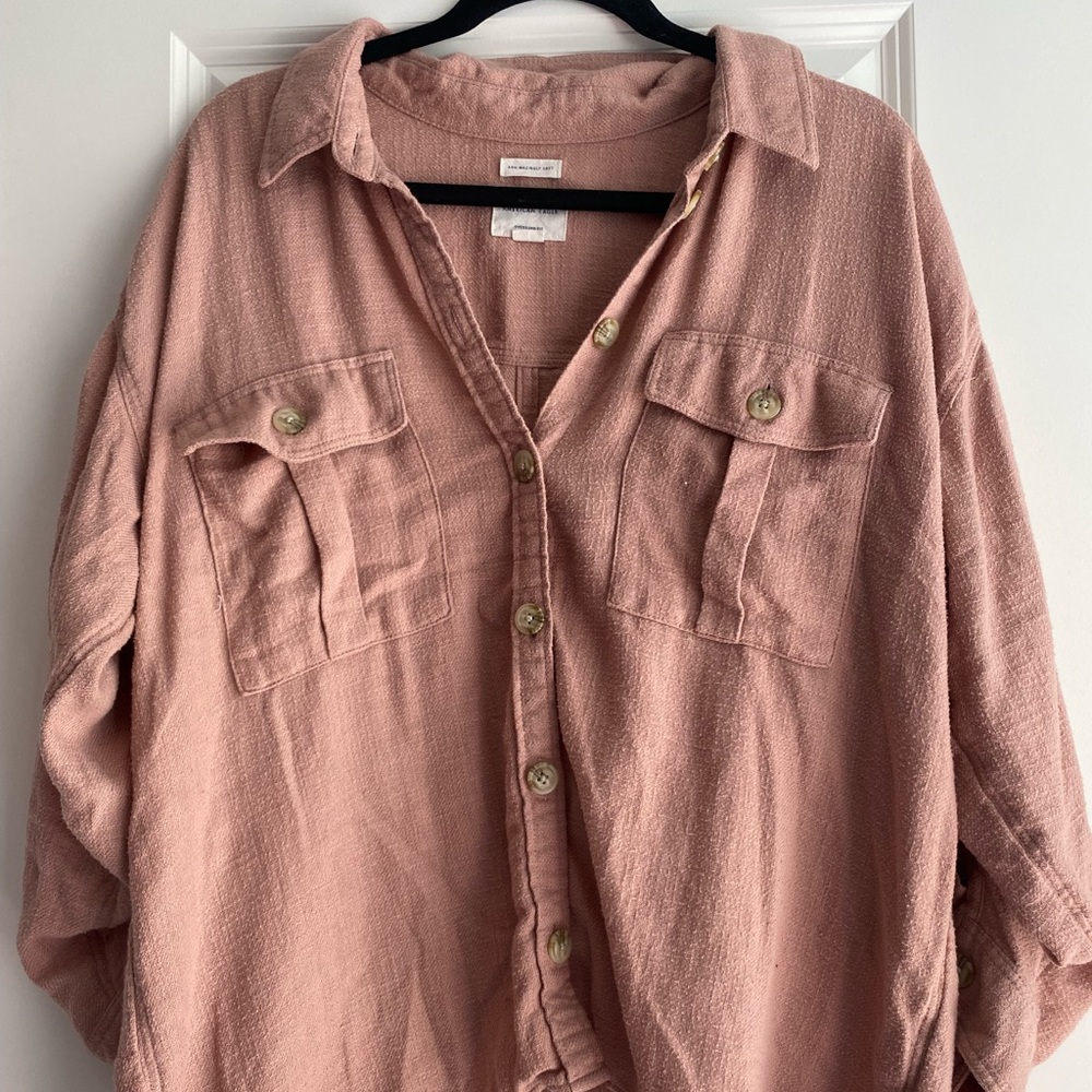 American Eagle Pink Flannel